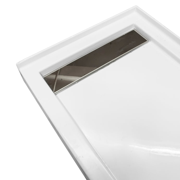 Polished Stainless Steel Linear Drain Covers