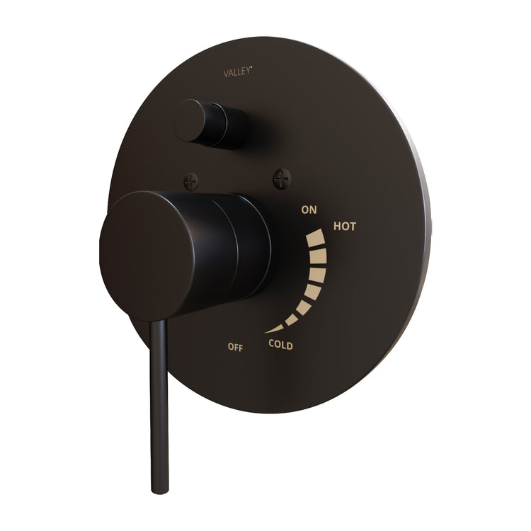 T802.797 Round Trim Kit with Built-in Diverter