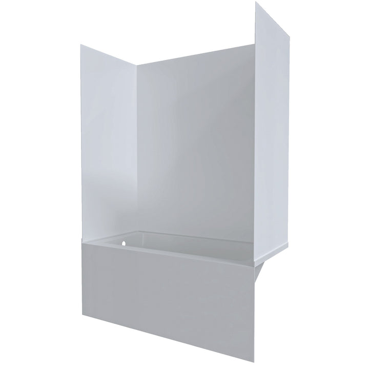 ACRYLIC WALL PANEL KITS FOR SKIRTED BATHTUBS