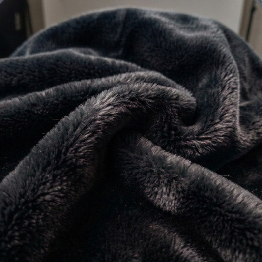 Midnight Onyx - Throw Velvet Blanket