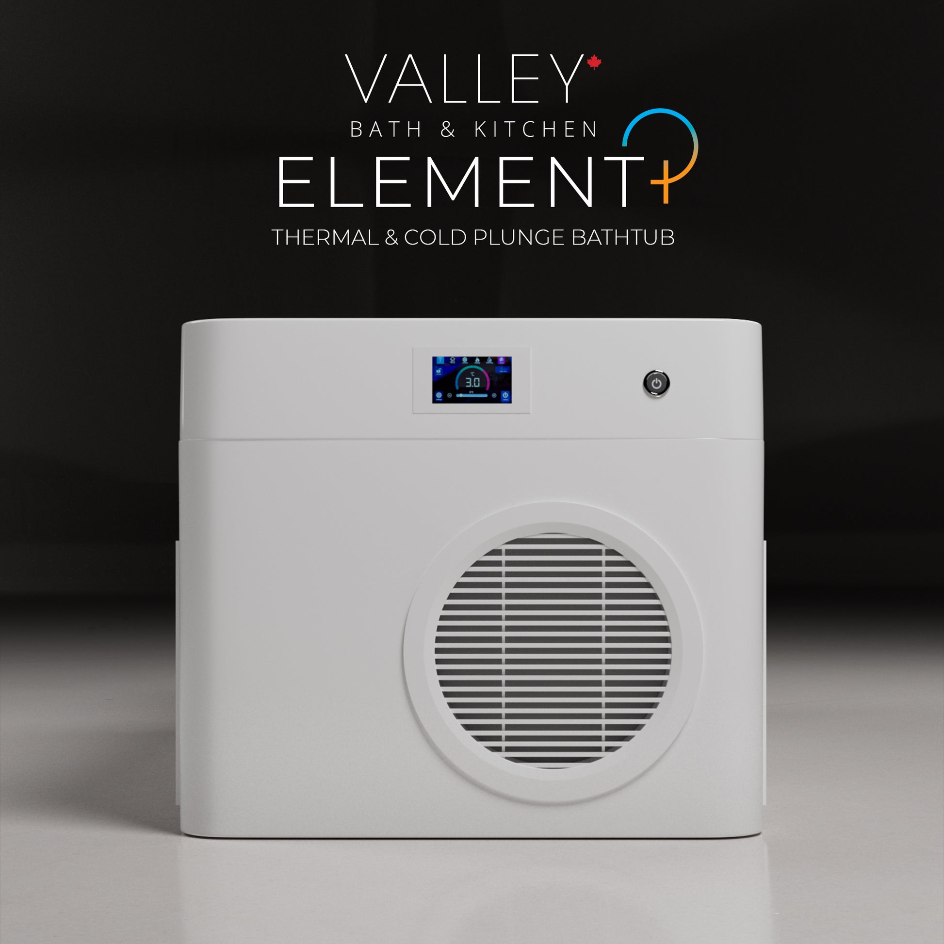 ELEMENT + All in one Glacier & Thermal Plunge tub - Gloss White