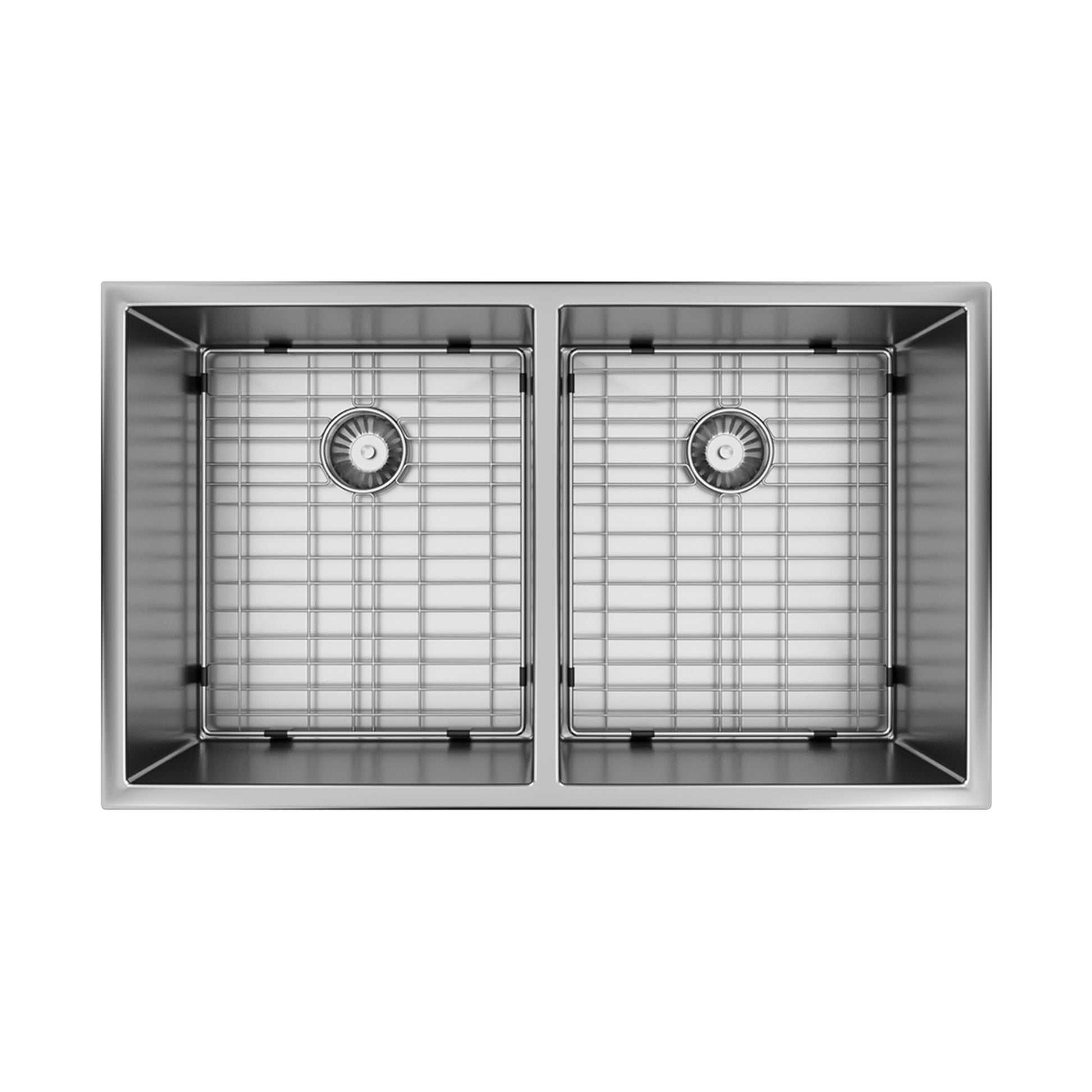 SRRV3218ABG- UNDERMOUNT DOUBLE BOWL KITCHEN SINK