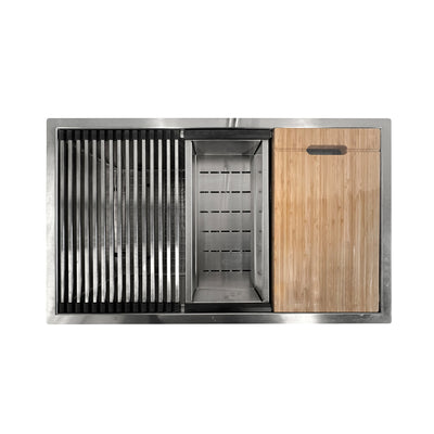 SRR3219CBGWS - SINGLE BOWL WORKSTATION KITCHEN SINK