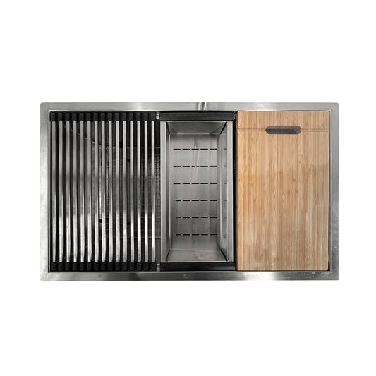 SRR3219CBGWS - SINGLE BOWL WORKSTATION KITCHEN SINK
