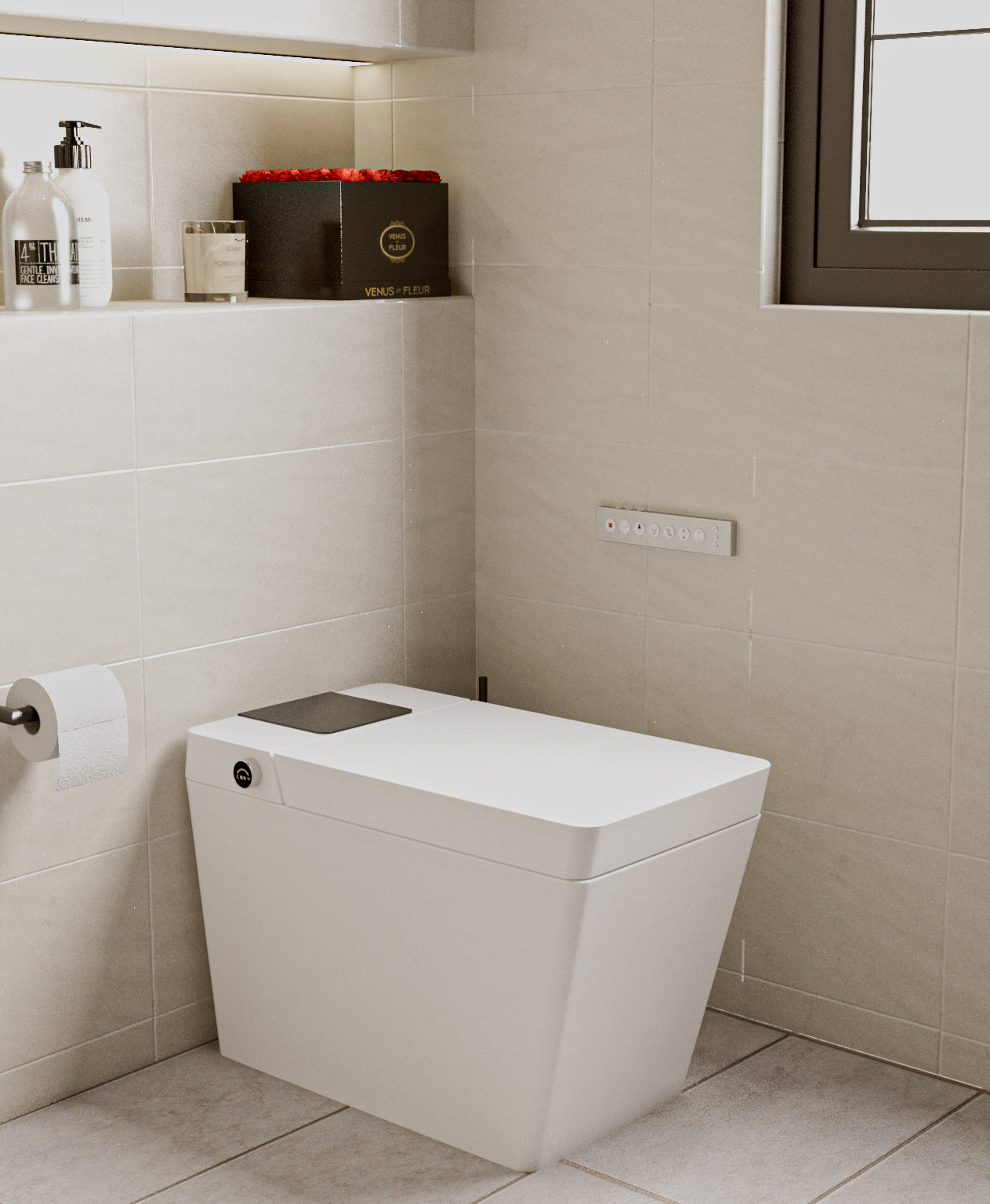 VA-S88WHT - 1-PC. SMART TOILET