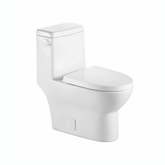 VA8351WHT - 1-PC. SINGLE FLUSH SIPHONIC TOILET