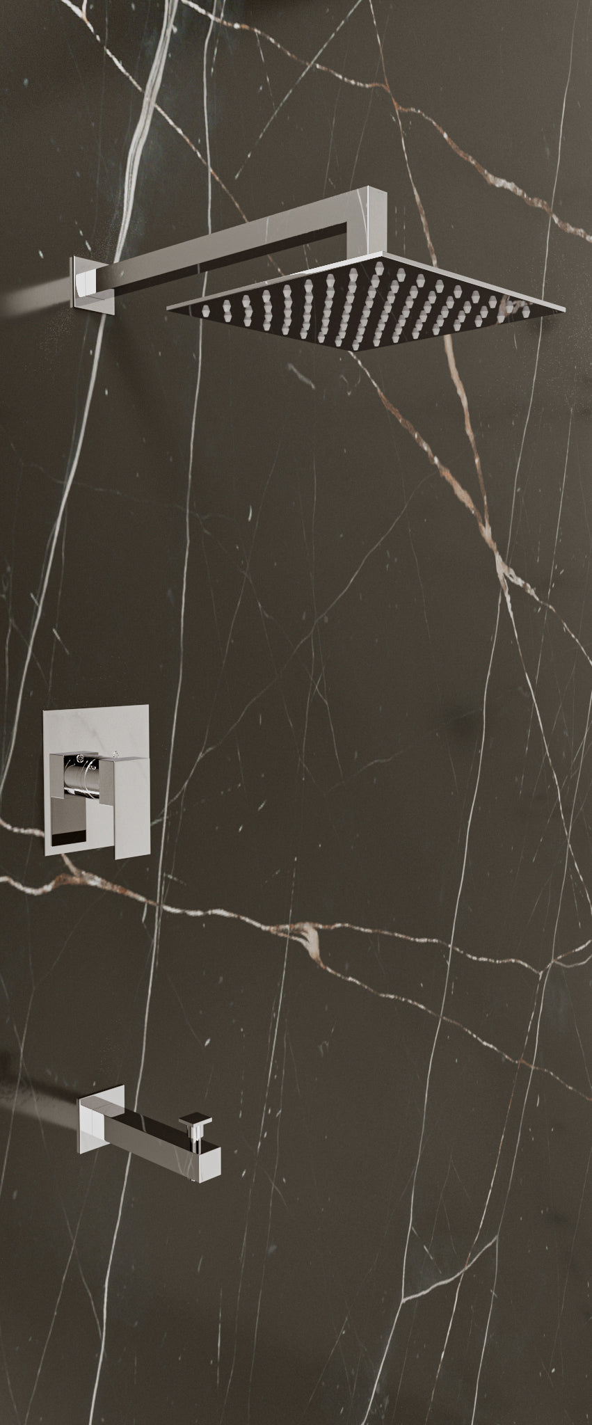 VABSRSK02 - SQUARE TUB/SHOWER KIT