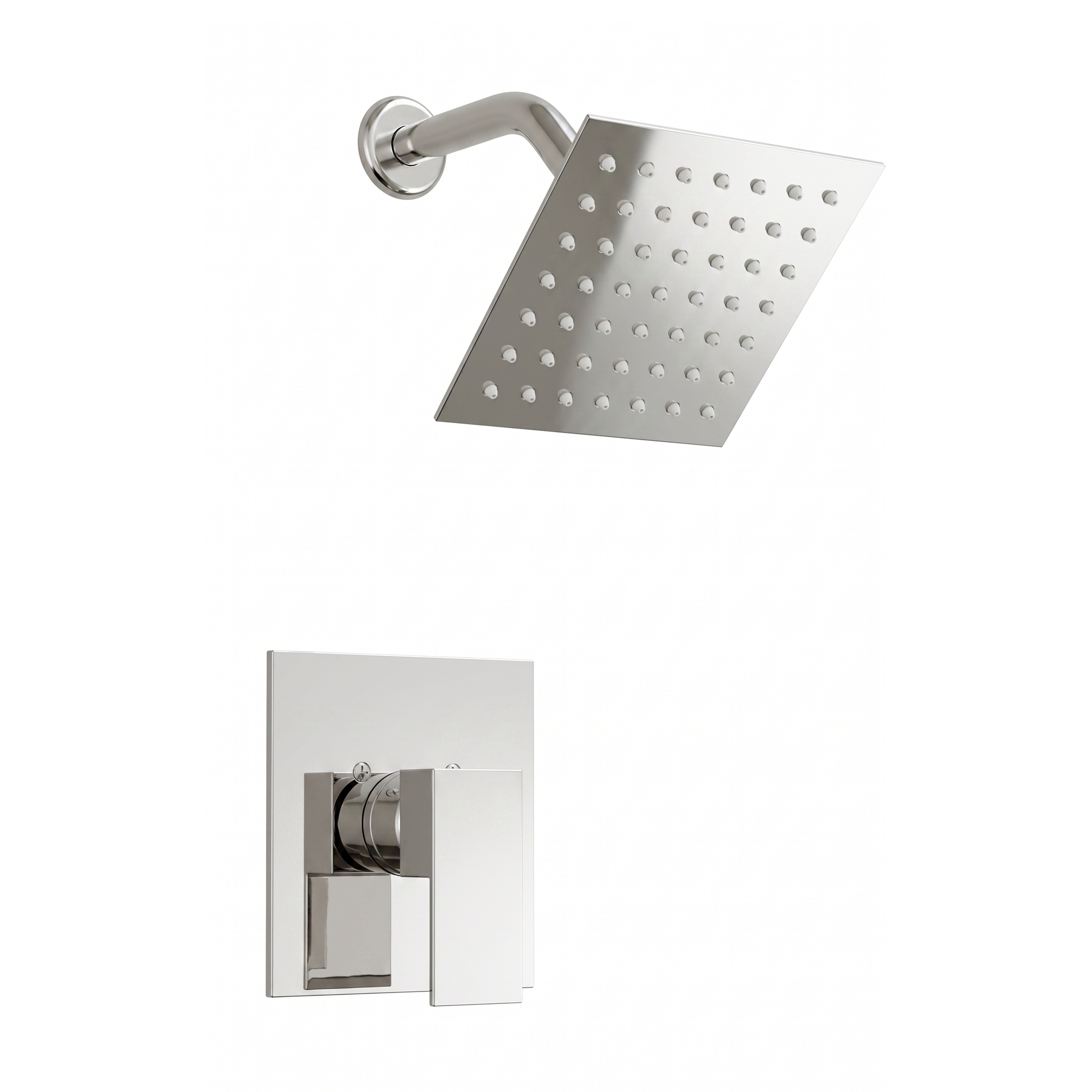 VABSRSK04 - SQUARE TUB/SHOWER KIT (CHROME)