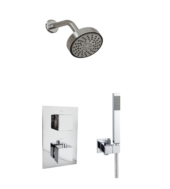 VASRSHK03 - SQUARE HAND SHOWER WITH SHOWER KIT