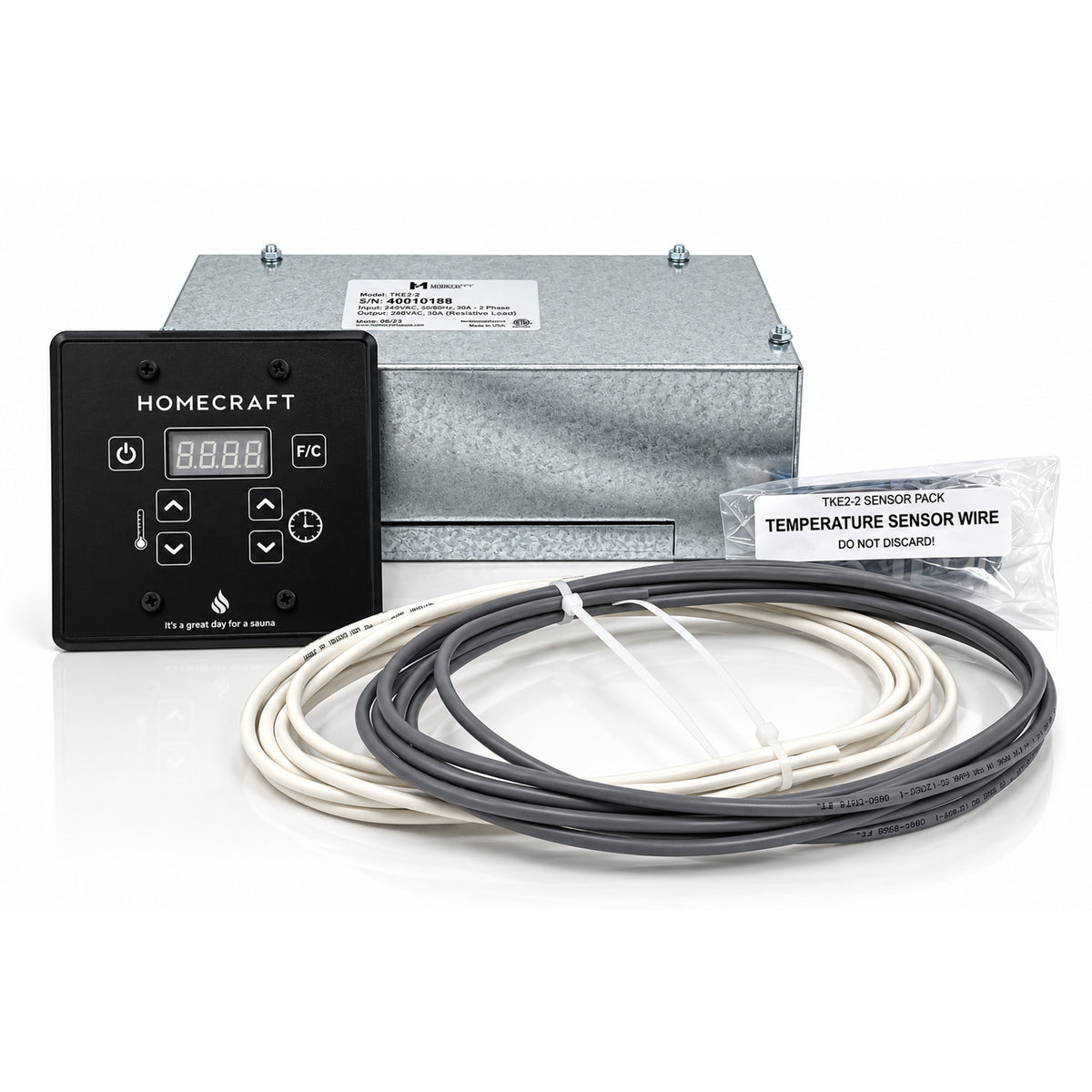VBKTKE2IND - Indoor Relay Contactor Box with Homecraft Sauna Control