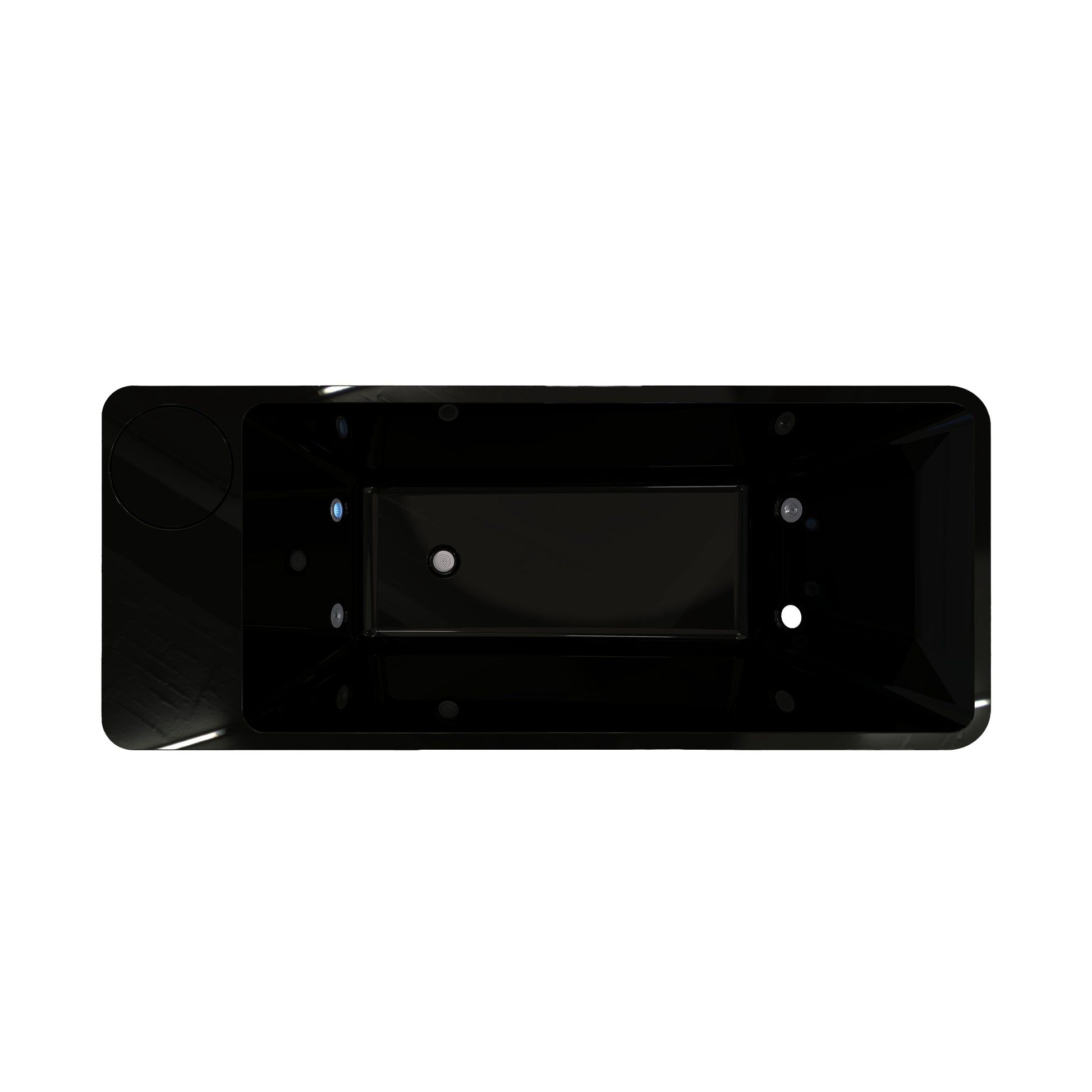 ELEMENT + All in one Glacier & Thermal Plunge tub - Gloss Black