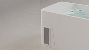 ELEMENT + All in one Glacier & Thermal Plunge tub - Gloss White