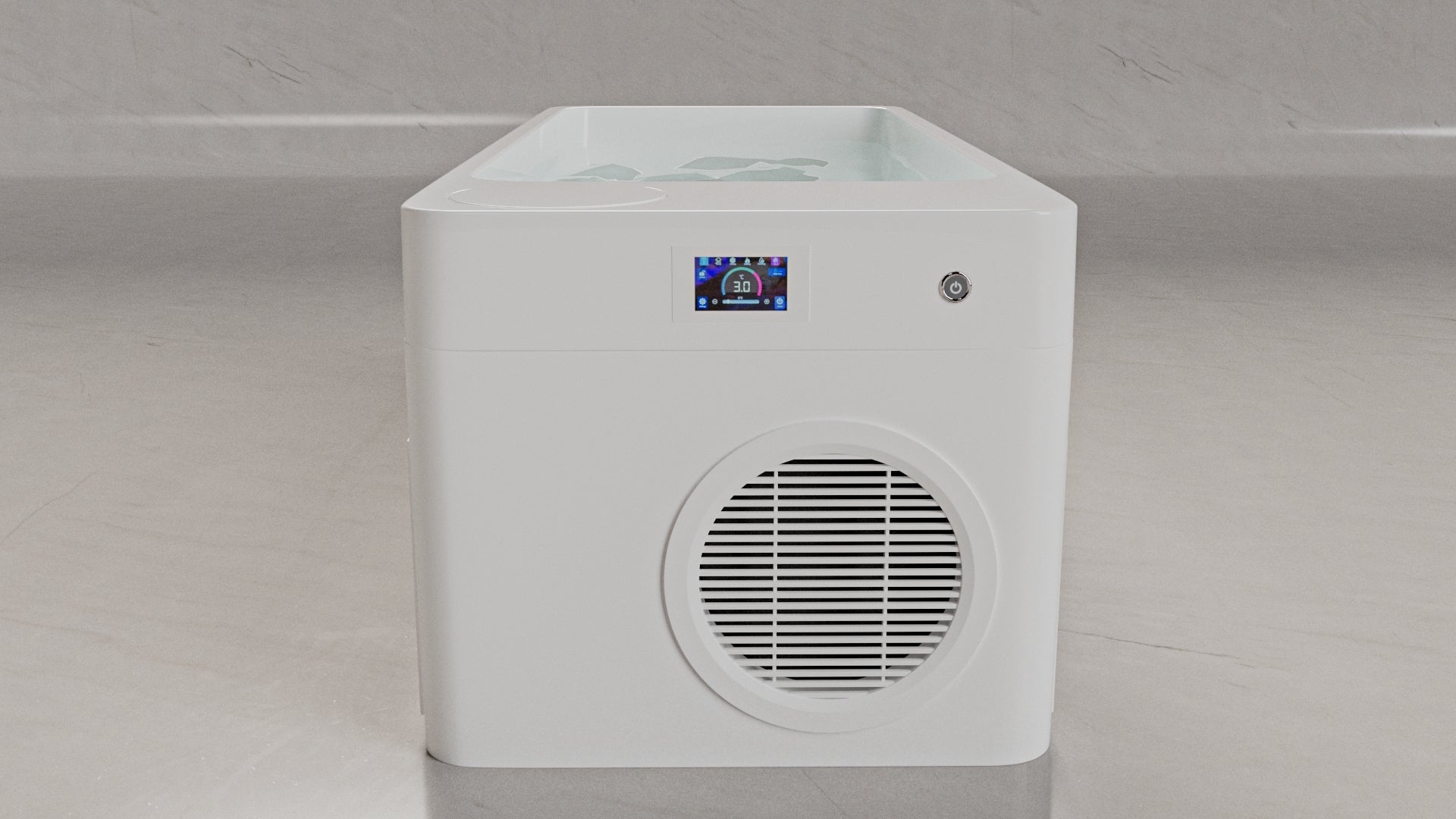 ELEMENT + All in one Glacier & Thermal Plunge tub - Gloss White