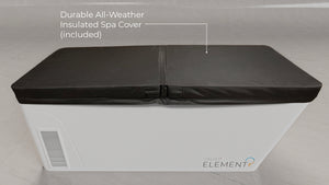 ELEMENT + All in one Glacier & Thermal Plunge tub - Gloss White