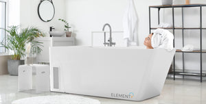ELEMENT + All in one Glacier & Thermal Plunge tub - Gloss White