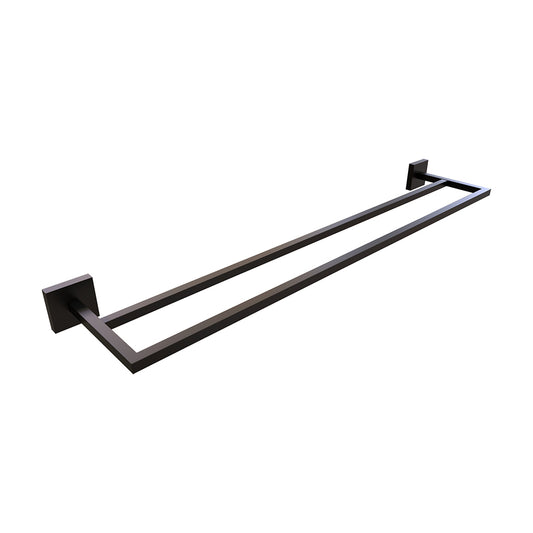 401 SÉRIES MATTE BLACK DOUBLE TOWEL BAR (401.048.500)