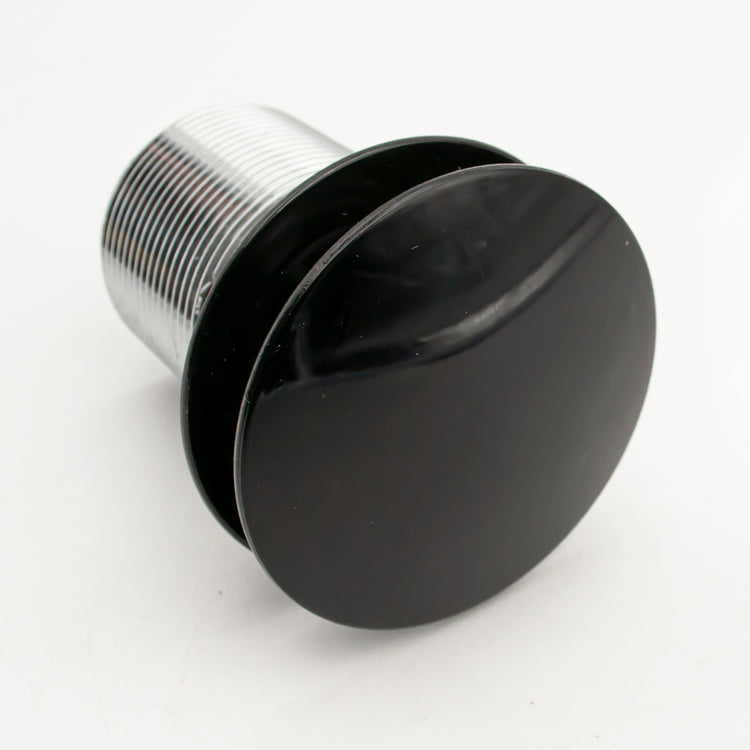 PD550 Freestanding Bathtubs Pop-Up Drain - Gloss Black