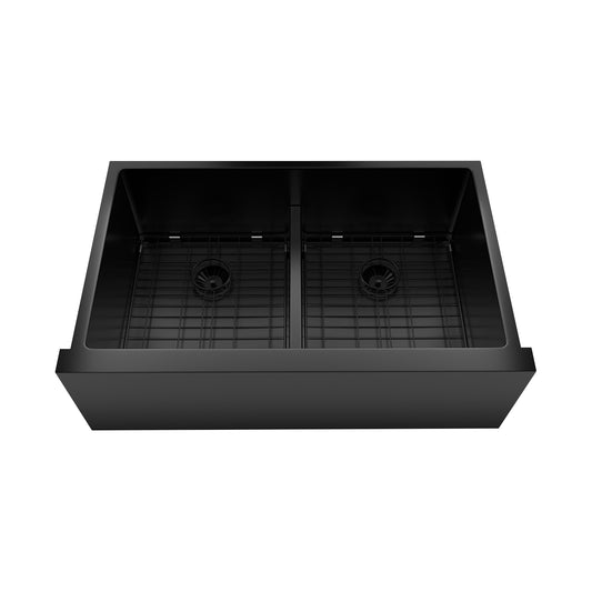 SAPRJ3320AGMBG - APRON DOUBLE BOWL KITCHEN SINK